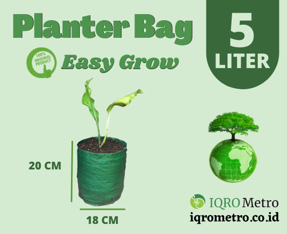 Planter Bag Easy Grow 5 Liter