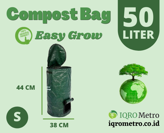 Compost Bag Easy Grow 50 Liter – S
